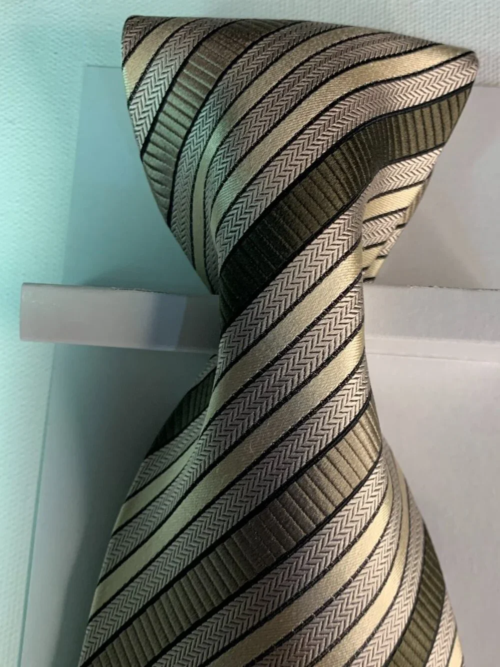 VITO RUFOLO 100% Silk Tie for Men Made in Italy 56